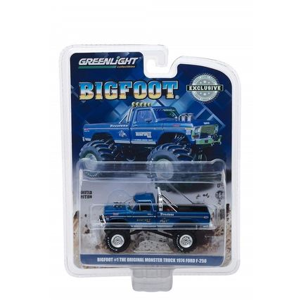 GREENLIGHT GL51281 1/64 1974 FORD F-250 BIGFOOT No.1 THE ORIGINAL MONSTER TRUCK