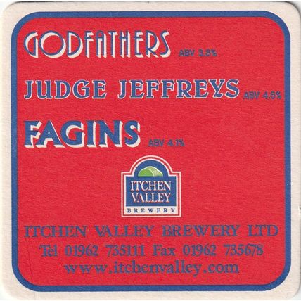 BEER MAT - ITCHEN VALLEY BREWERY - VARIOUS BEERS - (Cat No 002) - (1999)
