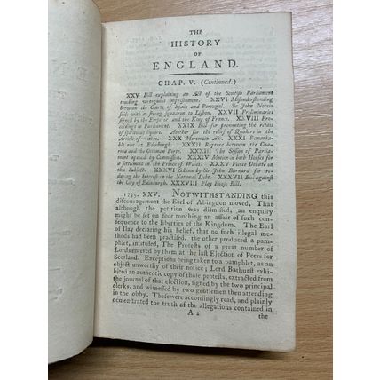 RARE* 1790 "HISTORY OF ENGLAND" T A LLOYD VOL 4 SMALL ANTIQUE BOOK (P3)