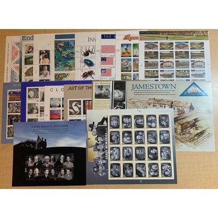 6¢-45¢ Discount Postage Sheet Group - Face Value $193.01 - Stuart Katz