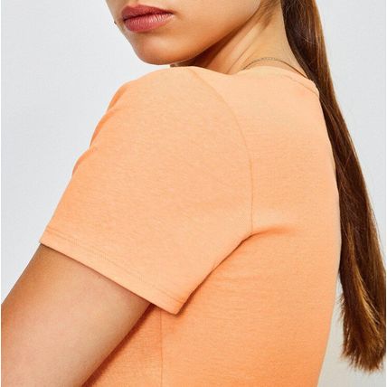 KAREN MILLEN Apricot V-Neck T-Shirt BNWT