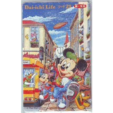 Walt Disney Dai-ichi Life Japan NTT Phone Card