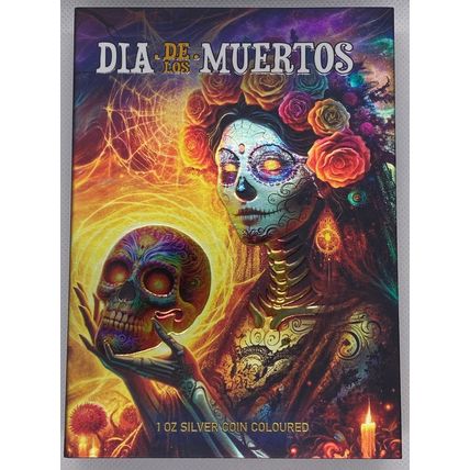1 oz Silver Dia De Los Muertos 2023 Collectible Mintage of 500