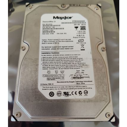 Seagate/Maxtor 320Gb 3.5inch (desktop) SATA hard disk drive (HDD)