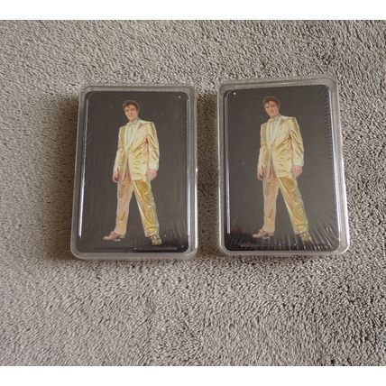 Elvis Presley Playing Cards x 2 Decks Sealed in plastic cases