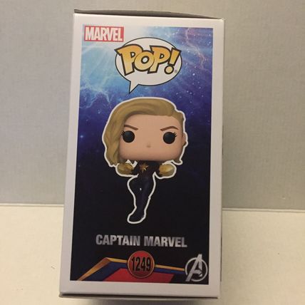 NEW Marvel The Marvels Captain Marvel Funko Pop Figure #1249 & #1257