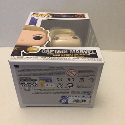 NEW Marvel The Marvels Captain Marvel Funko Pop Figure #1249 & #1257