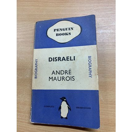 1937 "DISRAELI" ANDRE MAUROIS PENGUIN BIOGRAPHY PAPERBACK BOOK (P2)