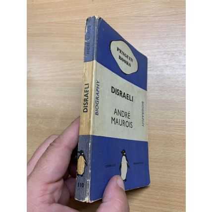 1937 "DISRAELI" ANDRE MAUROIS PENGUIN BIOGRAPHY PAPERBACK BOOK (P2)