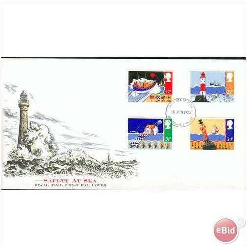 GB FDC 1985 - Safety At Sea (mint) Cheshire