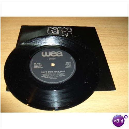 cargo, don`t stop your love / cover me.1986 7".wea,yz66