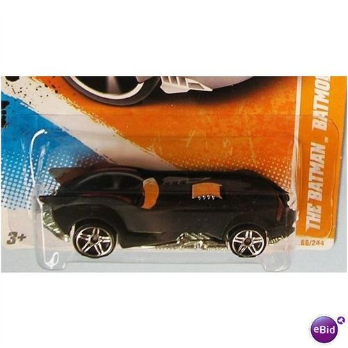 Batman Hot Wheels 2011 Track Stars Batmobile #1 of 15 - New & Carded