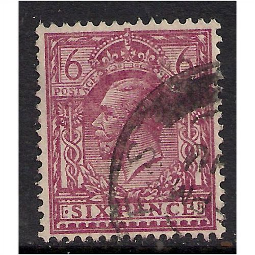 GB 1924 - 26 KGV 6d Purple Stamp Wmk 111 (748)