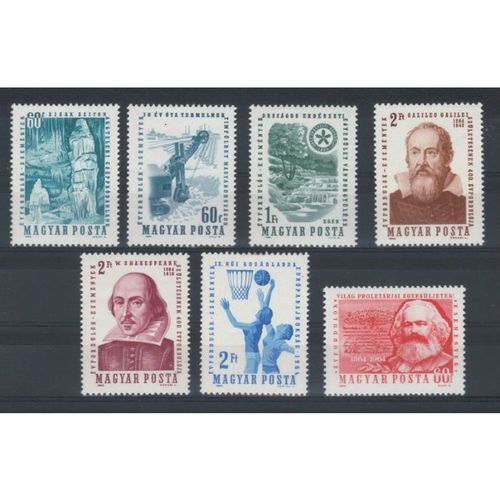 HUNGARY 1964 ANNIV & EVENTS SET "B" MINT