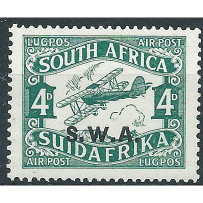 South West Africa 1930 SG70 4d Green Mounted Mint .. ..