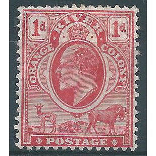 Orange River Colony 1905 SG149 1d Scarlet Mounted Mint .. ..
