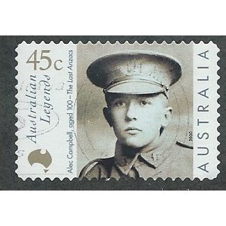 AUS 2000 45c (S/A) 'AUSTRALIAN LEGENDS' FINE USED (EBID47-998)