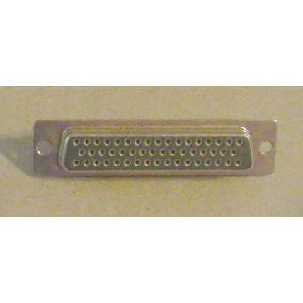 Lot of (65) ITT Cannon DDMM50SM 50-socket D-Subminiature Connectors M24308/23-5