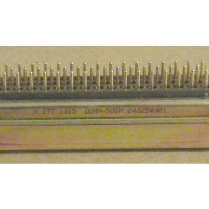 Lot of (65) ITT Cannon DDMM50SM 50-socket D-Subminiature Connectors M24308/23-5