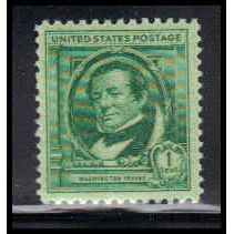 859 1c Washington Irving Fine Plus MNH KA2205