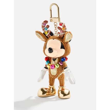 BAUBLEBAR DISNEY MICKEY REINDEER SPARKLE CHRISTMAS BAG CHARM KEYCHAIN~NEW~