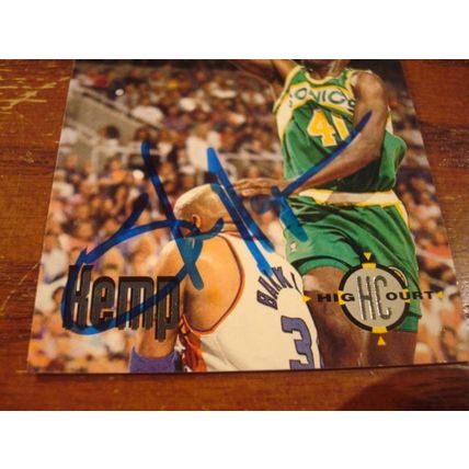1993 Stadium Club, Autograph Card, w/COA, SHAWN KEMP, Sonics
