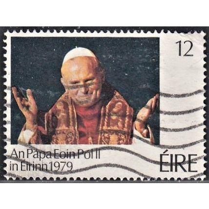 Ireland, 1979 12p Pope John Paul II, SG 449 (Scott #456), used