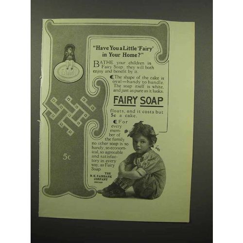 1913 Fairy Soap Ad - Have You a Little Fairy in Home