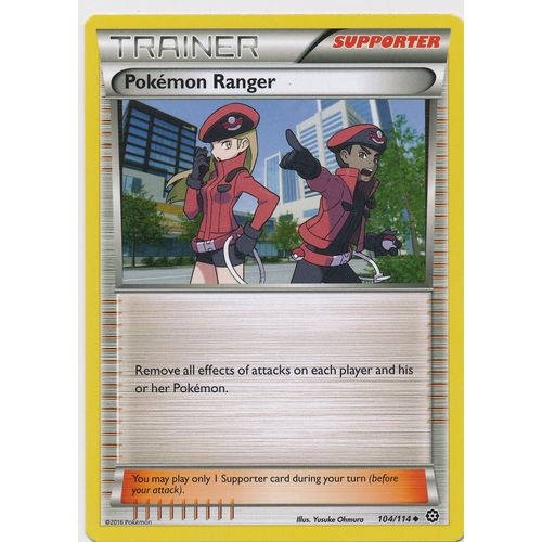 Pokemon XY Steam Siege 104/114 Pokemon Ranger