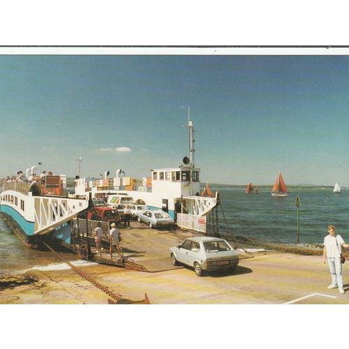 The Sandbanks & Studland Ferry Poole Dorset Shipping Postcard (S12383)