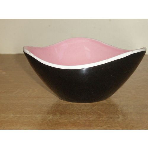 Nice Retro Pink And Black Continental Bowl