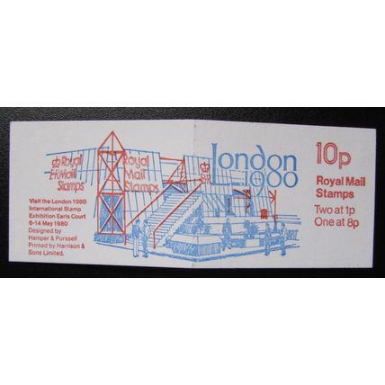 STAMP BOOKLET - 10p LONDON (JANUARY 1980)