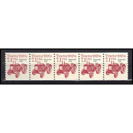 2127a 7.1c Tractor Very Fine MNH Dry Gum PNC 1/5 AA0336