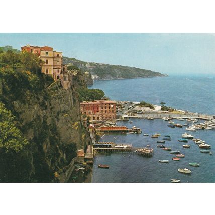 Sorrento Panorama Italy Postcard used VGC