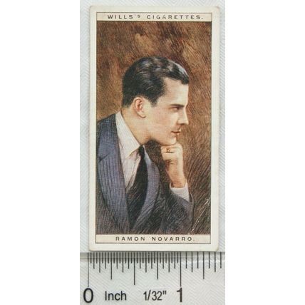 1928 Wills Cinema Stars 1st No. 18 Roman Novarro