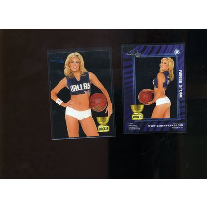RENEE STONE 2005 BENCH WARMER -ROOKIE - VERY SEXY & HOT BLONDE Card #86 NM