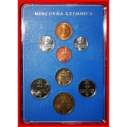 RARITY: SLOVAKIA★ SET 10-20-50 HELLERS 1-2-5-10 CROWNS 1997★LOW START★NO RESERVE