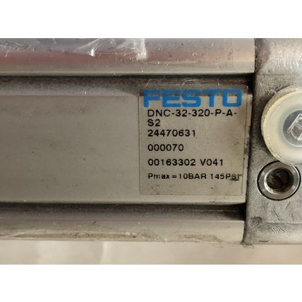 NEW FESTO DNC-32-320-P-A-S2 PNEUMATIC CYLINDER,32mmBORE,320mmSTROKE 1/8"NPT,bb