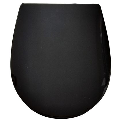 Haro Passat Soft Close Luxury Toilet seat in gloss BLACK / Schwarz
