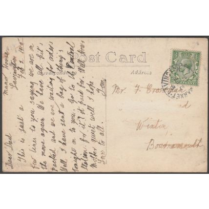 Manor House, Lavington, Wiltshire, 1915 - LAW & Co RP Postcard
