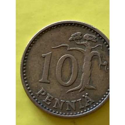Umlaufmünze Finnland 10 Penniä 1964
