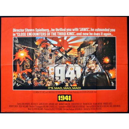 1941 1979 Steven Spielberg, John Belushi, Christopher Lee, Toshiro Mifune QUAD