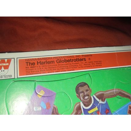 WOW!! Large 1972 HARLEM GLOBETROTTERS Frame Tray Puzzle!! $35.00 Shipped!!