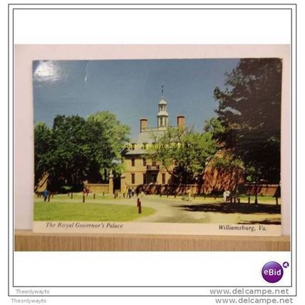 ROYAL GOVENORS PALACE, WILLIAMSBURG, VA, USA, Postcard