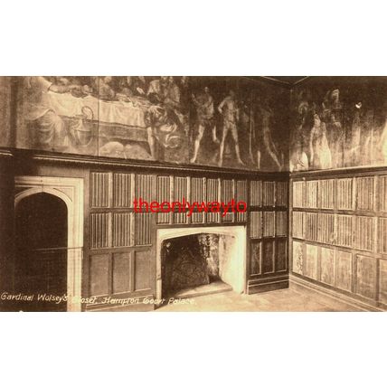 Cardinal Wolsey's Closet, Hampton Court Palace, Richmond, Postcard 1900/10s?