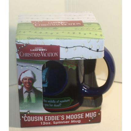 Warner Bros. Christmas Vacation Cousin Eddie's Moose 12 Ounce Mug in Box