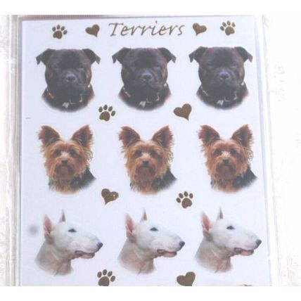 Dog breed craft stickers many breeds available 29 designs peel and stick