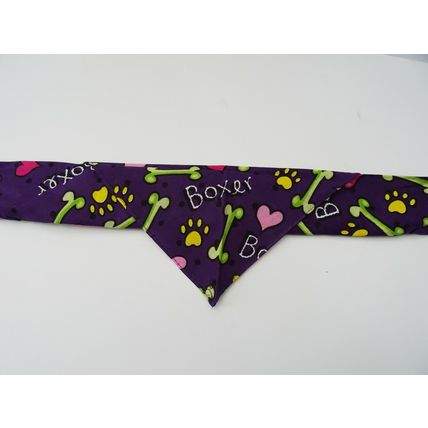 BRINDLE BOXER DOG 12" AS IS, WITH BANDANA, PERSONALISED, GIFT WRAPPED 4 CHOICES