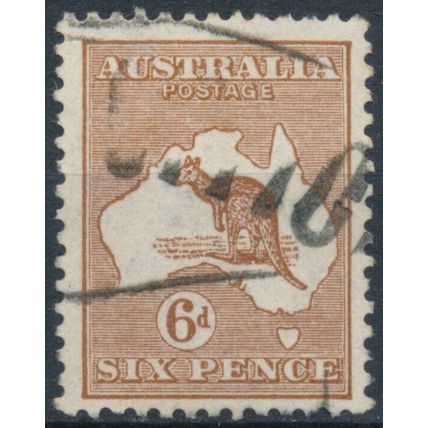 Roo: 6d - Australia 1923 - F H - SG 73