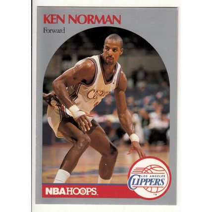1990-91 Hoops Ken Norman basketball card #149- Clippers